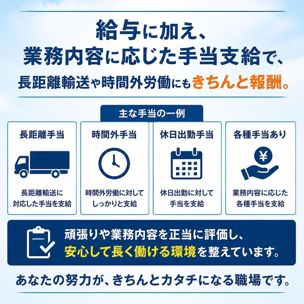 2. 充実した給与体系と手当
