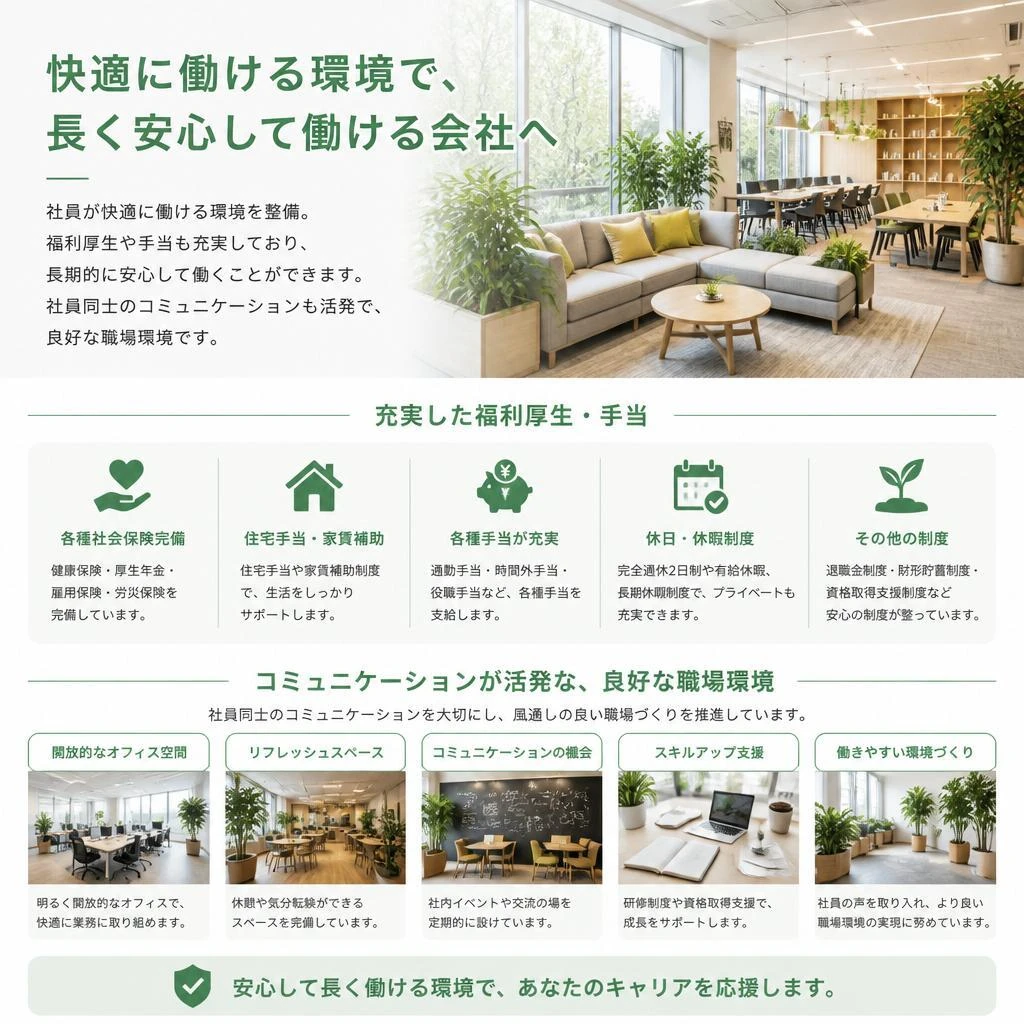 働きやすい環境づくり